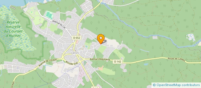 localisation de l'entreprise MONSIEUR PAUL LESBATS  LEON