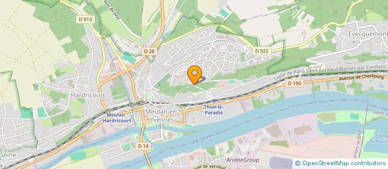 localisation de l'entreprise MONSIEUR PAUL LESPORT  MEULAN-EN-YVELINES