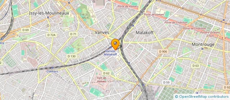 localisation de l'entreprise MONSIEUR PAUL LETAMENDIA  MALAKOFF