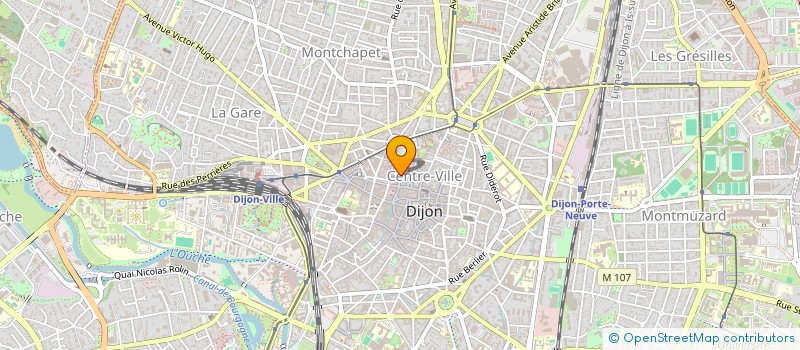 localisation de l'entreprise MONSIEUR PAUL LETANG à DIJON