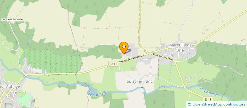 localisation de l'entreprise MONSIEUR PAUL LEVANT  SUIZY-LE-FRANC