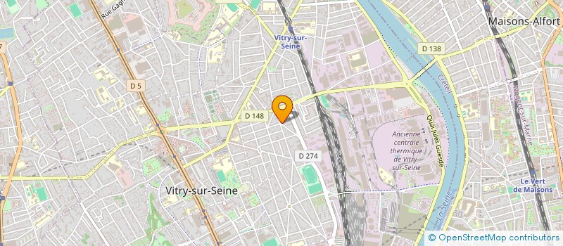 localisation de l'entreprise MONSIEUR PAUL LEVANT à VITRY-SUR-SEINE