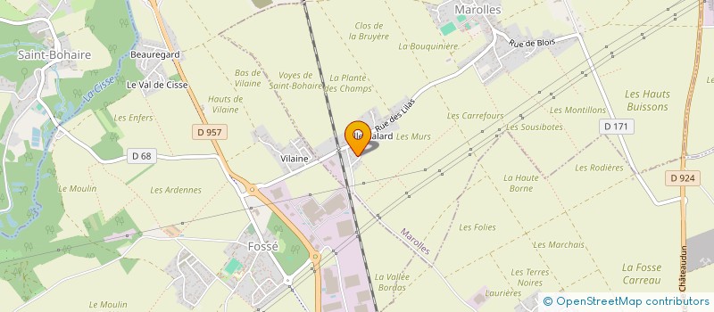 localisation de l'entreprise MONSIEUR PAUL LEVAVASSEUR  MAROLLES