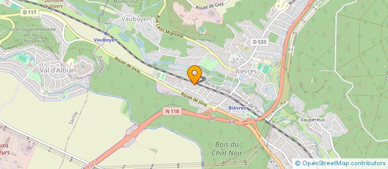 localisation de l'entreprise MONSIEUR PAUL LEVEAU  BIEVRES