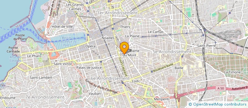 localisation de l'entreprise MONSIEUR PAUL LEVET à MARSEILLE