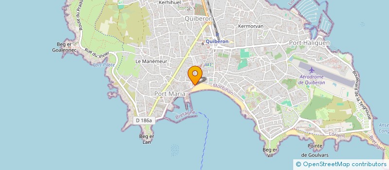 localisation de l'entreprise MONSIEUR PAUL LEVEUGLE à QUIBERON