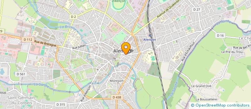 localisation de l'entreprise MONSIEUR PAUL LEVILLAIN à ALENCON