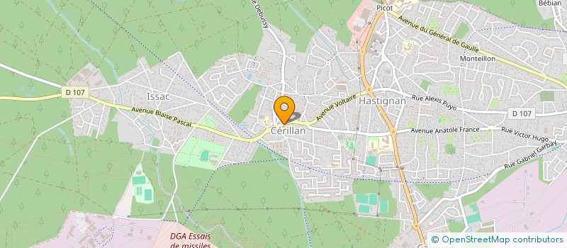 localisation de l'entreprise MONSIEUR PAUL LEVILLAIN  SAINT-MEDARD-EN-JALLES