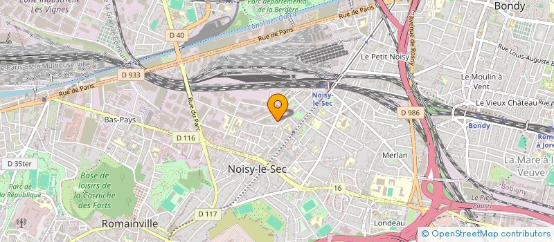 localisation de l'entreprise MONSIEUR PAUL LEVY à NOISY-LE-SEC