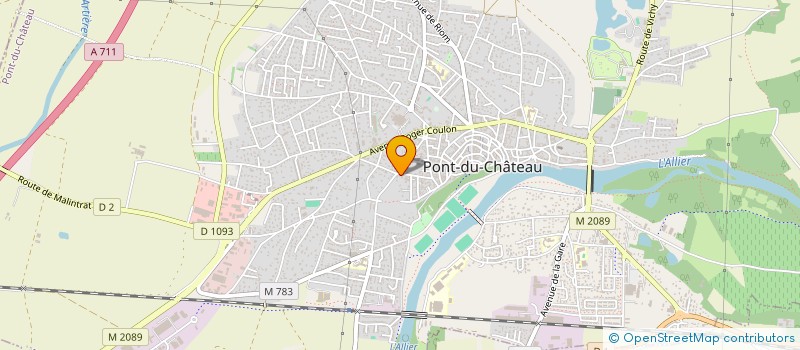 localisation de l'entreprise MONSIEUR PAUL LEYRIT à PONT-DU-CHATEAU