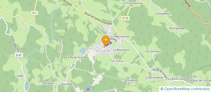 localisation de l'entreprise MONSIEUR PAUL LILAS  LAGARDE-MARC-LA-TOUR