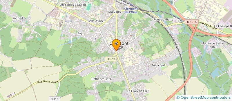 localisation de l'entreprise MONSIEUR PAUL LILTI  CLERMONT