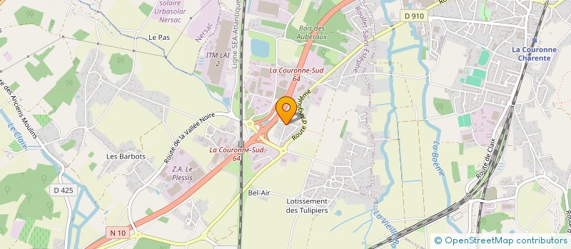 localisation de l'entreprise MONSIEUR PAUL LIMBERGERE à ROULLET-SAINT-ESTEPHE