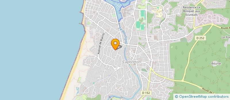 localisation de l'entreprise MONSIEUR PAUL LINSSEN à CAPBRETON