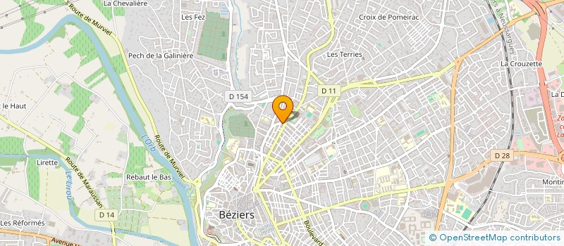 localisation de l'entreprise MONSIEUR PAUL LLORENS à BEZIERS
