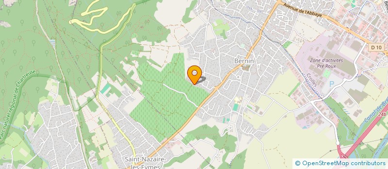 localisation de l'entreprise MONSIEUR PAUL LOLIES  BERNIN