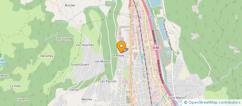 localisation de l'entreprise MONSIEUR PAUL LOPES à SALLANCHES