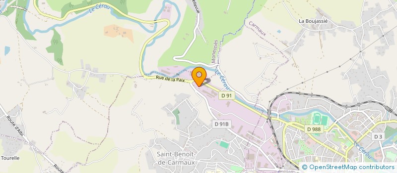 localisation de l'entreprise MONSIEUR PAUL LOPEZ  SAINT-BENOIT-DE-CARMAUX