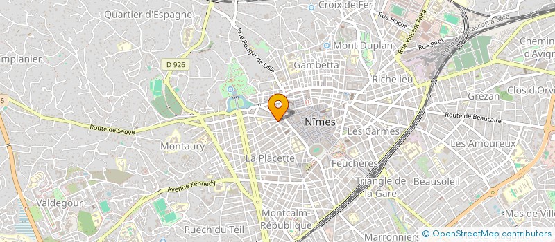 localisation de l'entreprise MONSIEUR PAUL LORY  NIMES