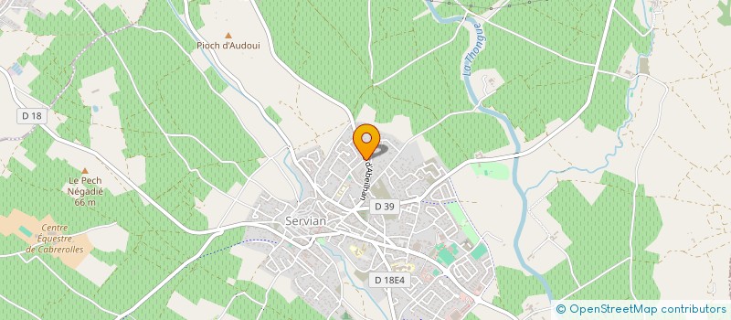 localisation de l'entreprise MONSIEUR PAUL LOUDON à SERVIAN