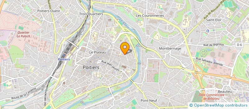 localisation de l'entreprise MONSIEUR PAUL-LOUIS BOUCLET  POITIERS