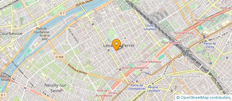 localisation de l'entreprise MONSIEUR PAUL-LOUIS CABARE à LEVALLOIS-PERRET