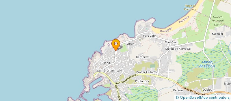 localisation de l'entreprise MONSIEUR PAUL-LOUIS DE LETRAZ  PENMARCH