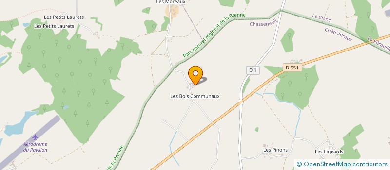 localisation de l'entreprise MONSIEUR PAUL LOUIS GIRAULT à CHASSENEUIL