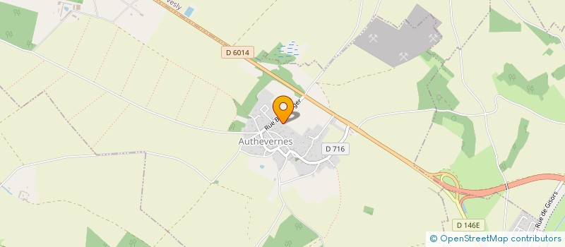 localisation de l'entreprise MONSIEUR PAUL-LOUIS HUBERT  AUTHEVERNES