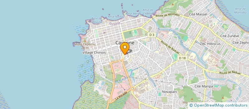 localisation de l'entreprise MONSIEUR PAUL LUCAS  CAYENNE