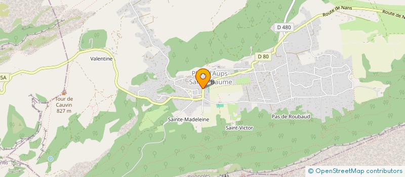 localisation de l'entreprise MONSIEUR PAUL LUCCHESI  PLAN-D'AUPS-SAINTE-BAUME