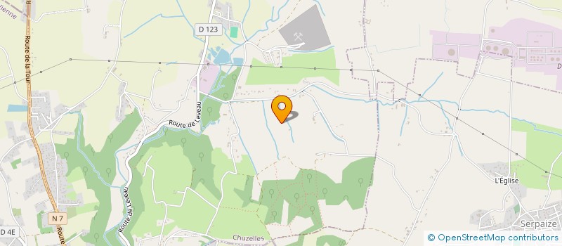 localisation de l'entreprise MONSIEUR PAUL LUCIDI  CHUZELLES