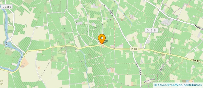 localisation de l'entreprise MONSIEUR PAUL LUIGI  FLORENSAC