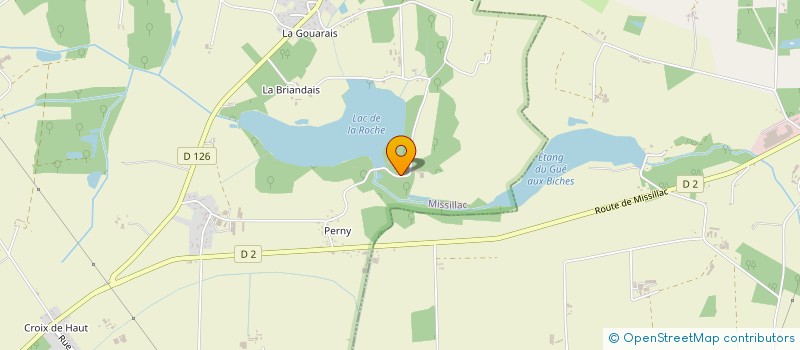 localisation de l'entreprise MONSIEUR PAUL LUNAUD  MISSILLAC