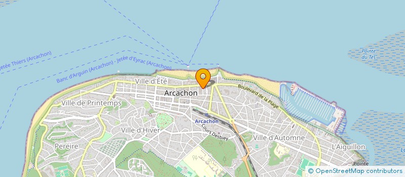 localisation de l'entreprise MONSIEUR PAUL LUTZ à ARCACHON