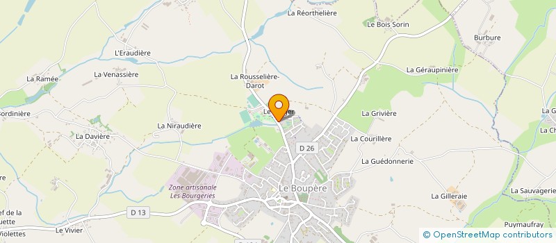 localisation de l'entreprise MONSIEUR PAUL MAGDALENA à LE BOUPERE