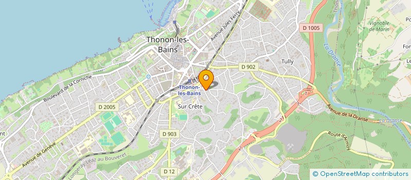 localisation de l'entreprise MONSIEUR PAUL MAILLE à THONON-LES-BAINS