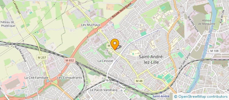 localisation de l'entreprise MONSIEUR PAUL MAKINSKY à SAINT-ANDRE-LEZ-LILLE