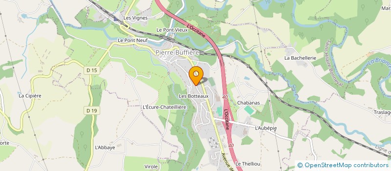 localisation de l'entreprise MONSIEUR PAUL MALET-PLICQUE  PIERRE-BUFFIERE