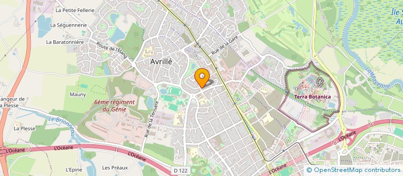 localisation de l'entreprise MONSIEUR PAUL MALNOE à AVRILLE