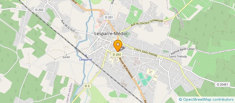 localisation de l'entreprise MONSIEUR PAUL MALRIEUX  LESPARRE-MEDOC