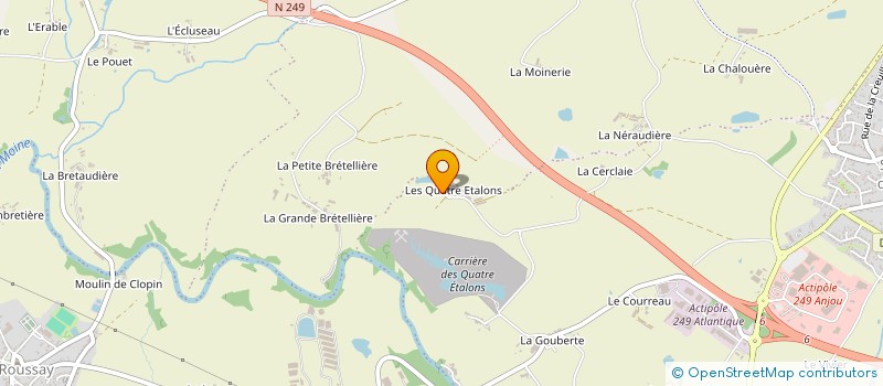 localisation de l'entreprise MONSIEUR PAUL MANCEAU à SEVREMOINE