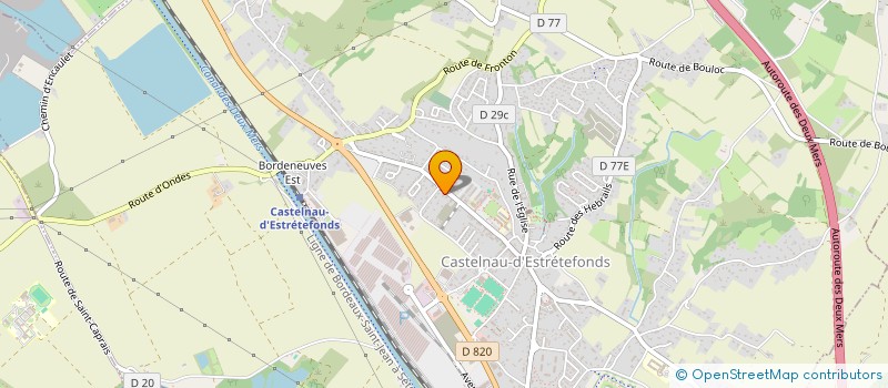 localisation de l'entreprise MONSIEUR PAUL MANDICO  CASTELNAU-D'ESTRETEFONDS