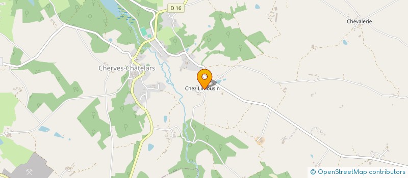 localisation de l'entreprise MONSIEUR PAUL MANDON à CHERVES-CHATELARS