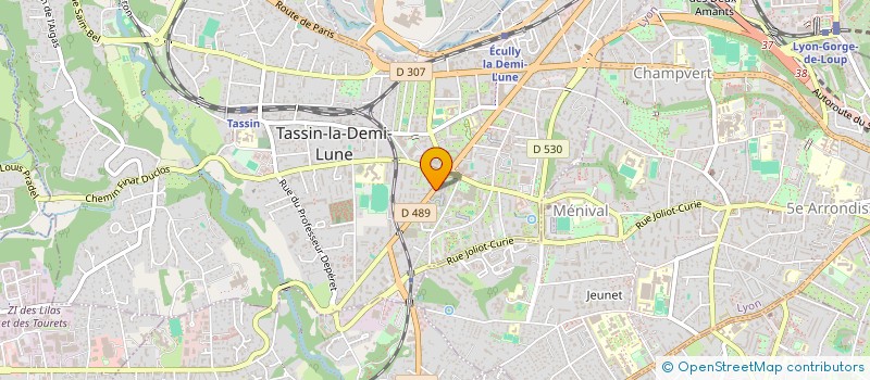 localisation de l'entreprise MONSIEUR PAUL MANGOLD  TASSIN-LA-DEMI-LUNE