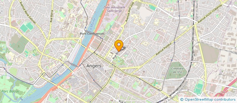 localisation de l'entreprise MONSIEUR PAUL MANON à ANGERS