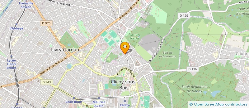 localisation de l'entreprise MONSIEUR PAUL MAOLET à CLICHY-SOUS-BOIS