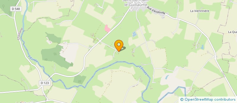 localisation de l'entreprise MONSIEUR PAUL MARCADE  ST GERMAIN LE GUILLAUME