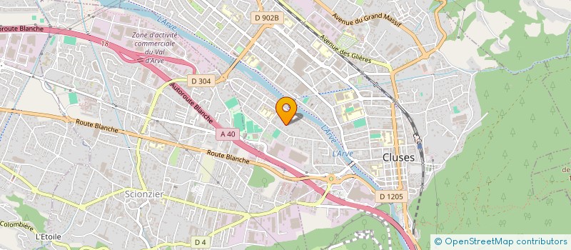 localisation de l'entreprise MONSIEUR PAUL MARCHAND  THYEZ