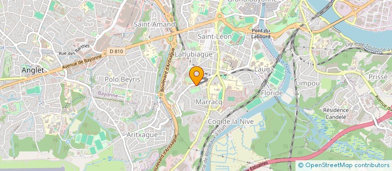 localisation de l'entreprise MONSIEUR PAUL MARCOLLET  BAYONNE